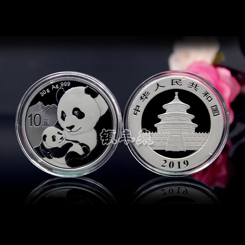 2019版30克熊猫银币