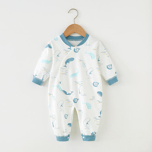 【无骨缝制 将柔软穿在身上】清华北大婴儿连体衣服新生儿春秋季打底长袖哈衣宝宝A类纯棉爬服 商品图9