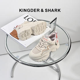 2024经典鲨春季新款厚底透气运动时尚老爹鞋KW219-D17051