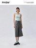 无腰头前翻褶半身裙 商品缩略图0