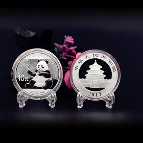 2017版30克熊猫银币