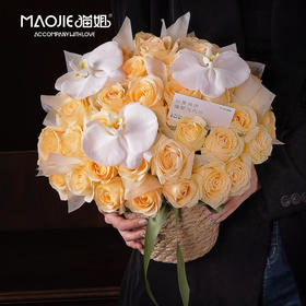 例外与偏爱花艺【香槟玫瑰】（提前一天预定）