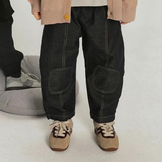 男童裤子春季2024新款宝宝韩版休闲裤小童工装裤春装儿童软牛仔裤 商品图3