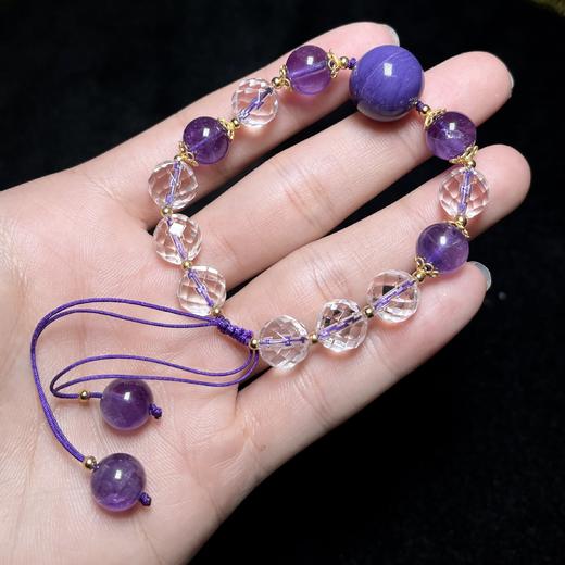 水晶单圈-DIY紫龙晶圆珠 商品图0