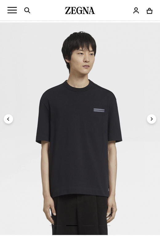 24夏季新款E.Z 丝光棉圆领运动体恤 TX181 商品图0