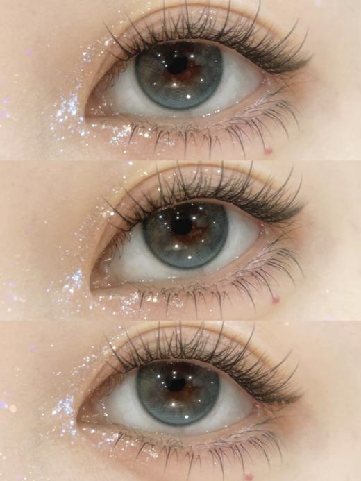 loveiikira日抛 琥珀月/欧若拉 琥珀棕色/深邃蓝绿 14.2mm 一盒十片装 日抛无售后！！非离子 商品图5