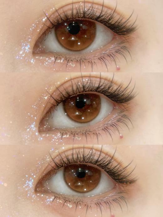 loveiikira日抛 琥珀月/欧若拉 琥珀棕色/深邃蓝绿 14.2mm 一盒十片装 日抛无售后！！非离子 商品图0