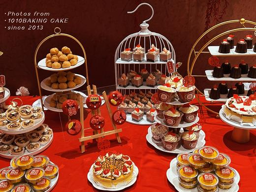 「吾家有喜」 中式红色甜品台案例 商品图4