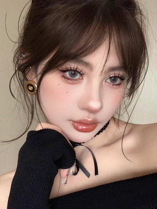 kikicon日抛 亚麻白玉/雾色冰蓝 贝母灰/雾霾蓝 14.2mm 日抛无售后！非离子 商品图3