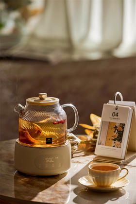 【品牌直发】康宁小鲜炖全玻璃花茶壶 加厚高硼硅玻璃