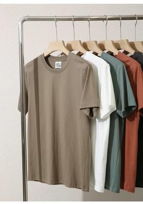 纯色素T 100%全棉 经典潮流T恤