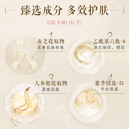 【保湿滋养 提拉紧致】灵芝驻颜紧致水乳套装 乳液爽肤水修护 商品图1