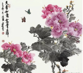  牡丹画搭配及其寓意，你知道吗？ 