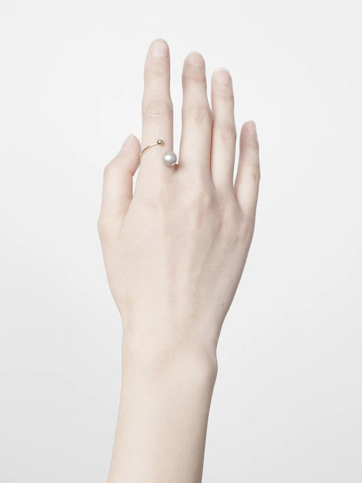 AWU｜GA1-14K - Galaxy Ring [ 瀚 金银珠 开口戒指 ] 商品图6