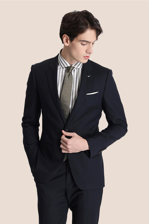 callisto仪式系列绵羊毛混纺西服 ATBWJ035C 商品图1