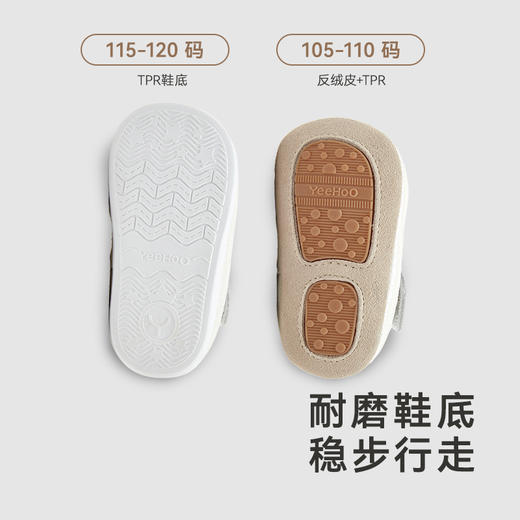 【商场同款】英氏儿童凉鞋2024春夏新款羊皮鞋宝宝步前鞋防滑 商品图3