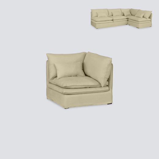 NS家居 ns furniture 软包布艺转角组合沙发NSSF-5318 商品图11