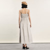 谜底吊带连衣裙2024夏新品优雅度假风设计感大摆裙长裙242ML0646 商品缩略图2