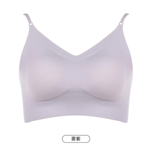 都市丽人抹胸女锦纶冰丝背心无尺码半固定杯短抹胸短抹胸无钢圈无排扣LV41A2 商品图13