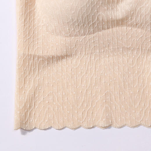 都市丽人宽肩背心女蕾丝背心无尺码半固定模杯丝质宽肩背心无钢圈无排扣LV44A1 商品图5