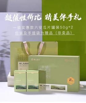 2024新茶徽六六安瓜片国风系列60g*2罐绿茶茶叶（赠包装手提袋）