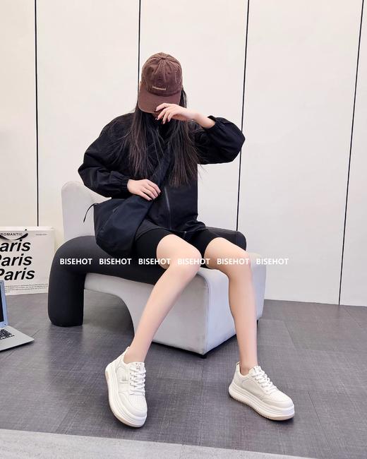 新品厚底增高百搭熊猫配色休闲板鞋762B41518（W） 商品图8