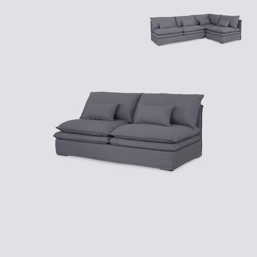 NS家居 ns furniture 软包布艺转角组合沙发NSSF-5318 商品图3