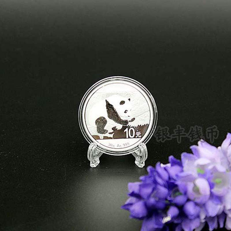 2016版30克熊猫银币