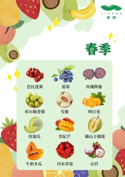 吉耕 高端水果电子卡 全年供应48箱水果 每周不重复 新鲜采摘送货上门 商品图0