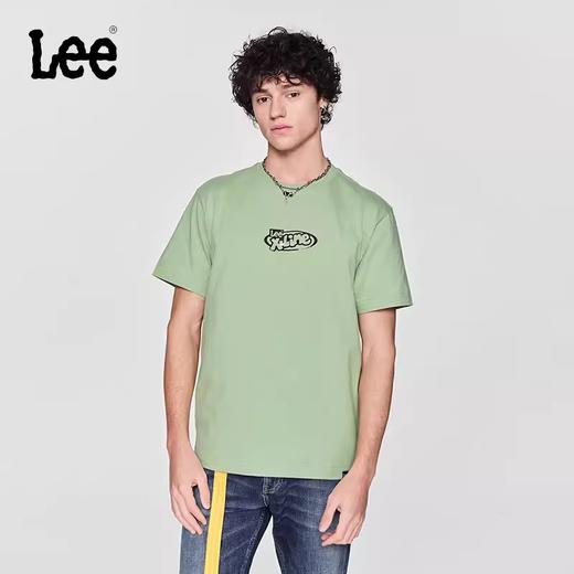 Lee24早春新品舒适版型字母logo印花圆领男短袖T恤潮LMT0081204LE00FA06351 商品图0