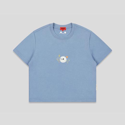 GOODBAI GOODEES可爱星球图案正肩短款T恤 商品图4