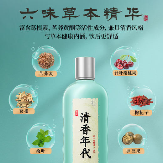 500mL42度清香年代光瓶酒 商品图4