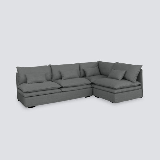 NS家居 ns furniture 软包布艺转角组合沙发NSSF-5318 商品图5