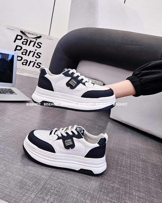 新品厚底增高百搭熊猫配色休闲板鞋762B41518（W） 商品图7