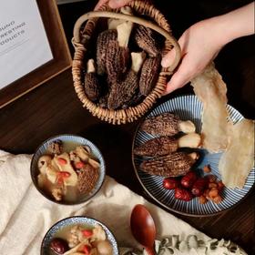 云南丽江玉龙鲁甸新鲜羊肚菌 吃素却比吃肉还过瘾 来自2000多米生态高原