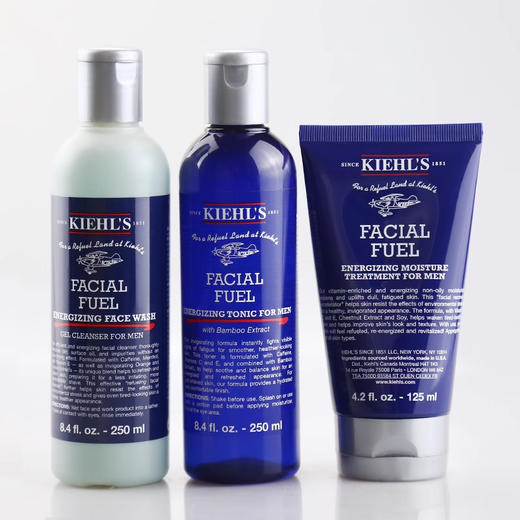 科颜氏 KIEHL'S 男士保湿三件套（洁面250ml+爽肤水250ml+乳液125ml）礼袋装【香港直邮】 商品图2