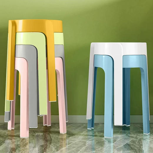 【轻奢凳子，家居必备】创意板凳，客厅加分；旋风风车，便携省力。一凳多用，轻松叠放。 商品图0