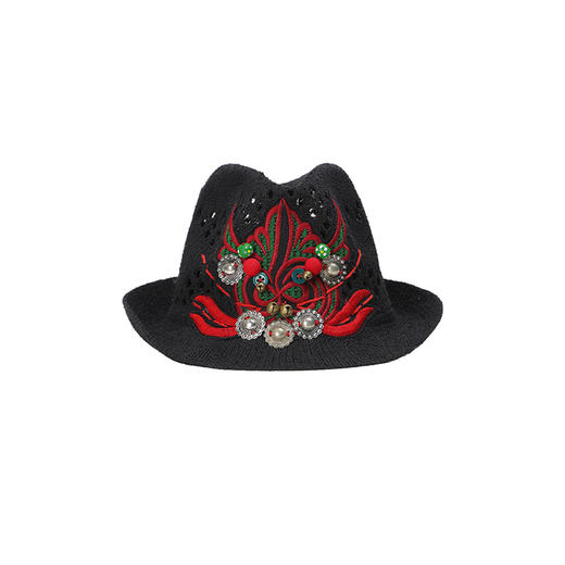 龙凤阙刺绣礼帽 |24小时现货发 商品图4