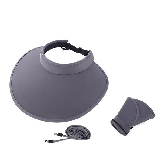 夏季【双面冰丝防晒帽】国庆出游户外运动空顶帽 大帽檐遮阳帽 防紫外线骑行太阳帽 商品图3