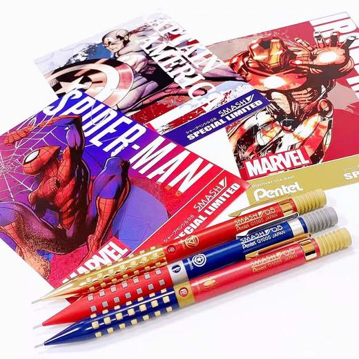 日本Pentel派通SMASH限定漫威一体笔头低重心自动铅笔 商品图2