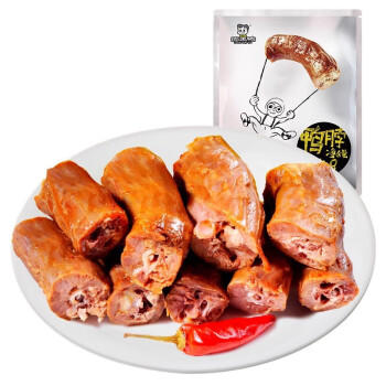 周黑鸭 甜辣卤鸭脖215g 休闲零食 经典大包装 商品图4