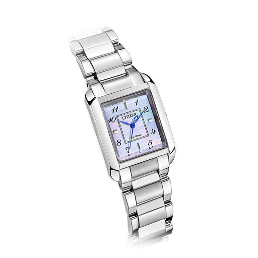 西铁城/CITIZEN光动能时尚贝母小方盘女士腕表EW5600-87D 商品图2