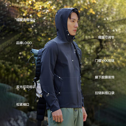 伯希和户外防晒衣男女新款夏季专业防泼水防晒服轻薄皮肤衣11421211 商品图4
