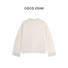 COCO ZONE设计感袖口撞色圆领针织衫羊毛百搭毛衣24C10354 商品缩略图5