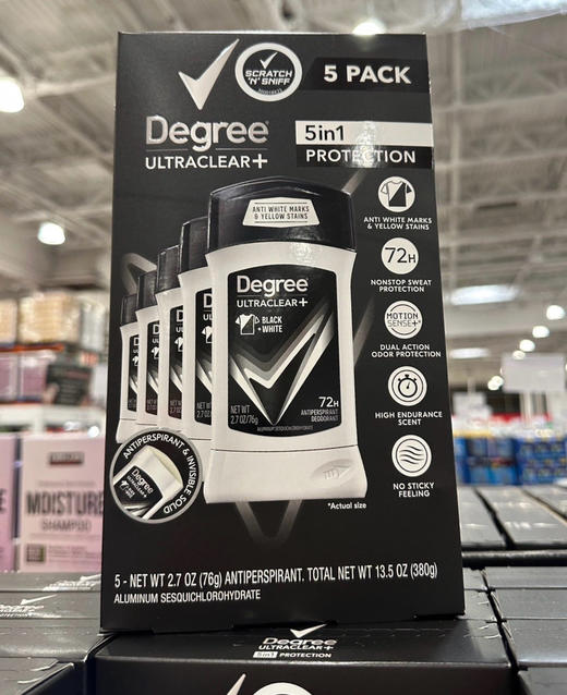 好折扣Degree男士户外运动固体长效止汗防臭膏5瓶装🔥美国🇺🇸直邮特价230元/5瓶装🉐🉐 商品图5