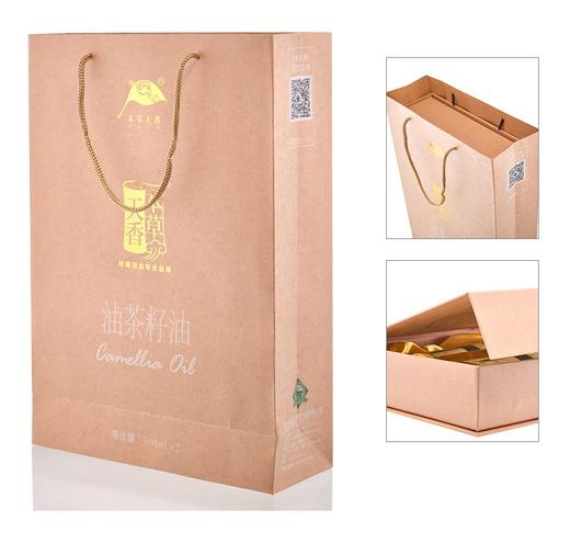 压榨山茶油礼盒装500ml*2 商品图1