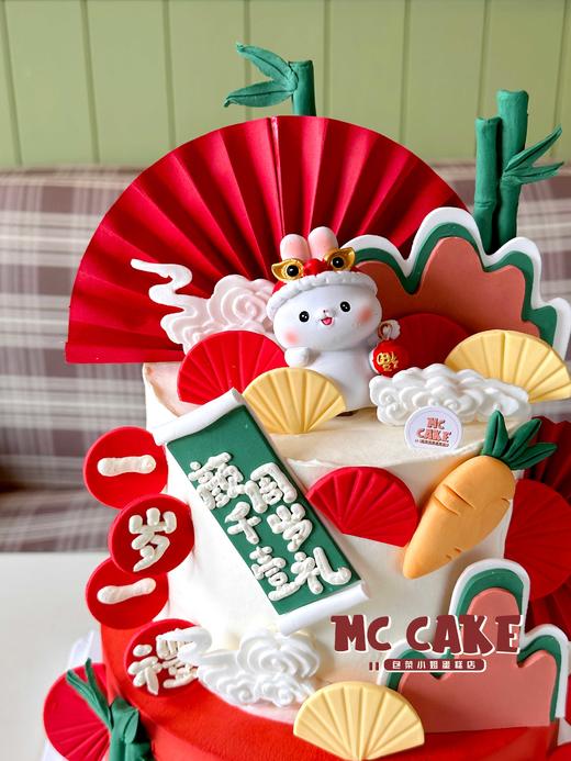 兔宝宝周岁双层蛋【红色色素较重】 商品图2