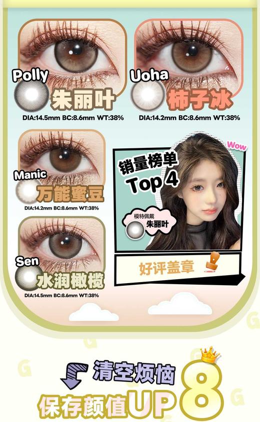 ginomii半年抛，138/两副（商品详情任选，4月1日结束！） 商品图2