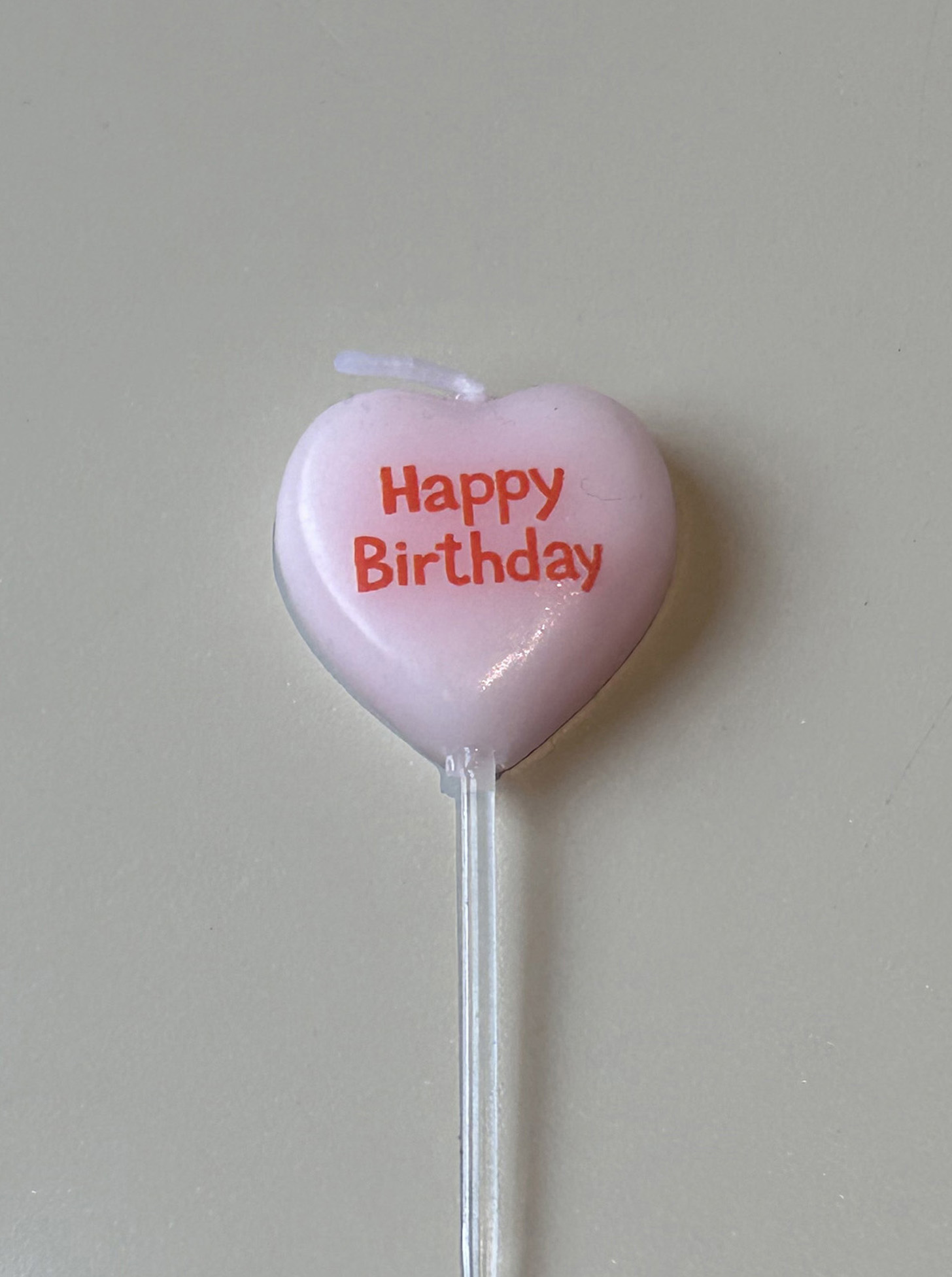 粉色爱心桃蜡烛