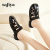 Safiya/索菲娅夏季一脚蹬镂空编织懒人外穿半拖凉鞋 SF42110113 商品缩略图4